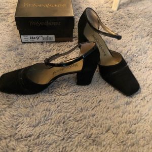 YSL Black Heels